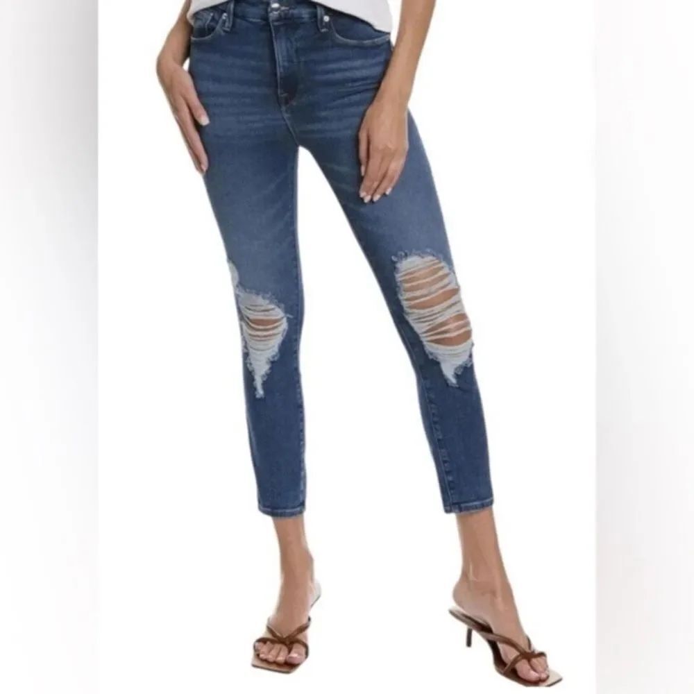 Good American Good Crop Waist Jean Size 2